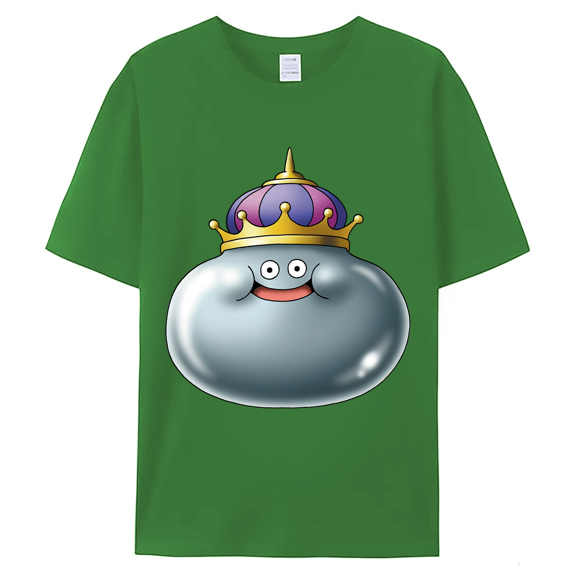 （画像用） ドラゴンクエスト Doragon Kuesuto Dragon Quest レディースカジュアルプリントTシャツ（綿100％）